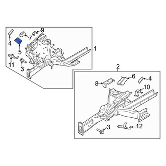Hyundai OE - Right Fender Apron Bracket