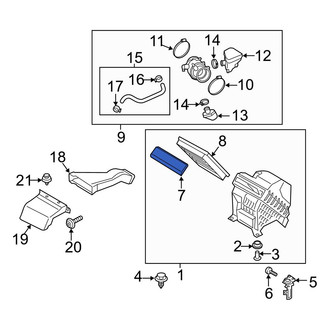 Hyundai OE - Air Cleaner Cover