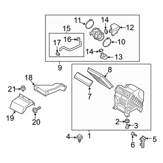 Hyundai OE - Engine / Transaxle - Air Intake