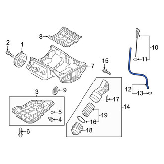 Hyundai OE - Engine Oil Dipstick Tube