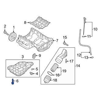 Hyundai OE - Engine Coolant Pipe Bolt