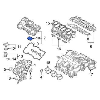 Hyundai OE - Left Engine Valve Cover Washer Seal
