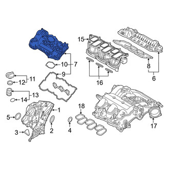 Hyundai OE - Left Engine Valve Cover