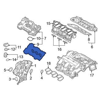Hyundai OE - Left Engine Valve Cover Gasket
