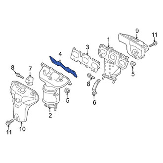 Hyundai OE - Left Exhaust Manifold Gasket