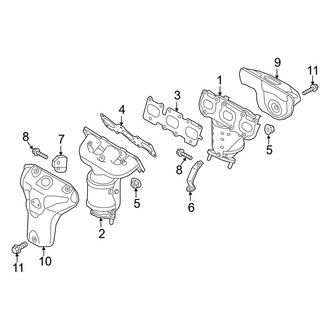 Hyundai OE - Exhaust System - Manifold