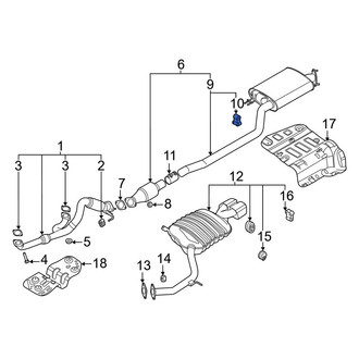 Hyundai OE - Exhaust System Hanger