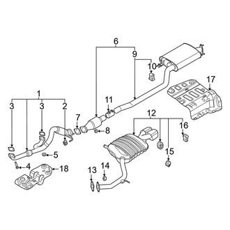 Hyundai OE - Exhaust System - Exhaust Components