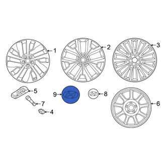 Hyundai OE - Wheel Cap