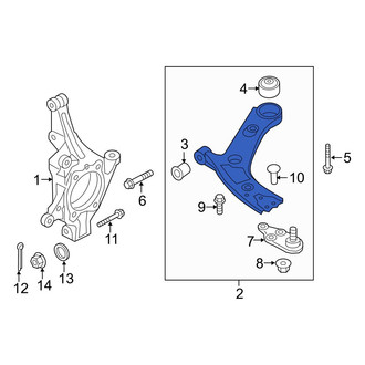 Hyundai OE - Front Left Suspension Control Arm