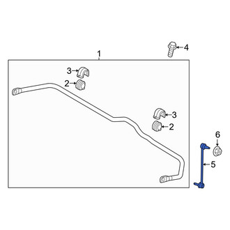 Hyundai OE - Front Suspension Stabilizer Bar Link
