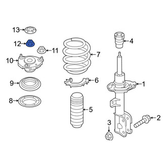 Hyundai OE - Upper Suspension Strut Nut