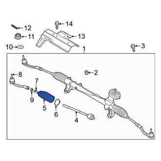 Hyundai OE - Rack and Pinion Bellows