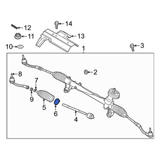 Hyundai OE - Inner Rack and Pinion Bellows Clamp