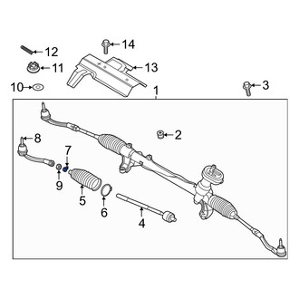 Hyundai OE - Outer Rack and Pinion Bellows Clamp