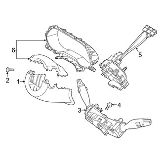 Hyundai OE - Steering Column - Shroud, Switches & Levers (Calligraphy / Calligraphy Night Edition / Limited / SEL / XRT)