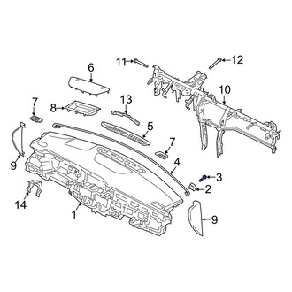 Hyundai OE - Dash Panel Screw