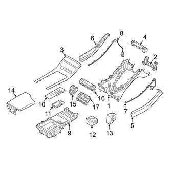 Hyundai OE - Center Console (Console & Trim, Upper)