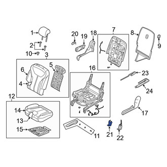 Hyundai OE - Seat Track Cover