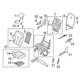Hyundai OE - Seat Track Cover