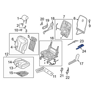 Hyundai OE - Seat Track Cover