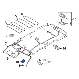 Hyundai OE - Sun Visor Holder