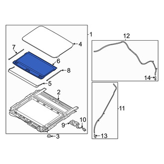 Hyundai OE - Sunroof Cover