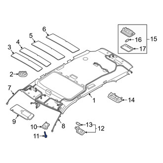 Hyundai OE - Sun Visor Holder Screw