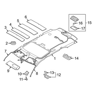 Hyundai OE - Roof - Interior Trim (Sunroof), (SEL)