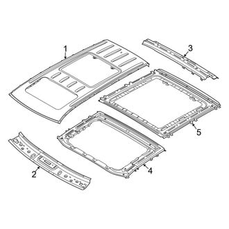 Hyundai OE - Roof & Components (Panoramic Sunroof), (Limited)