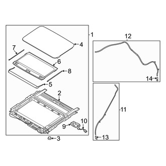 Hyundai OE - Front Sunroof Assembly