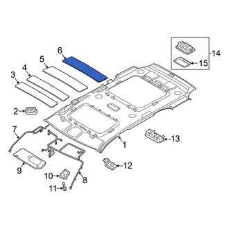 Hyundai OE - Center Rear Roof Insulator