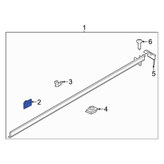 Hyundai OE - Stone Deflector Clip