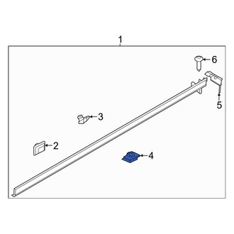 Hyundai OE - Stone Deflector Clip