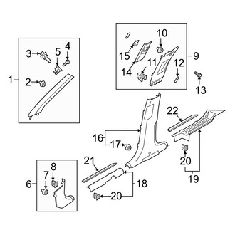 Hyundai OE - Pillars, Rocker & Floor - Interior Trim