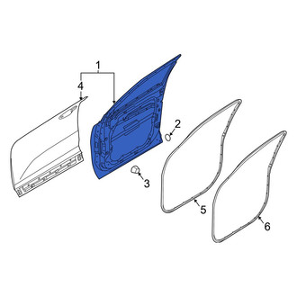 Hyundai OE - Front Right Door Shell