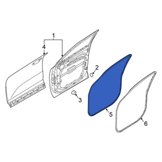 Hyundai OE - Front Left Outer Door Seal