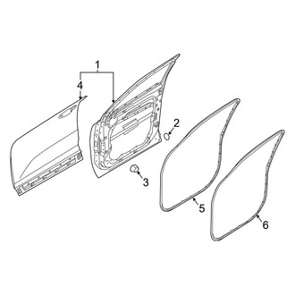 Hyundai OE - Front Door - Door & Components