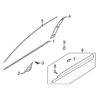 Hyundai OE - Center High Mount Stop Light Screw