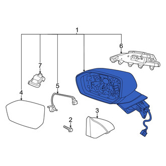 Hyundai OE - Front Left Door Mirror