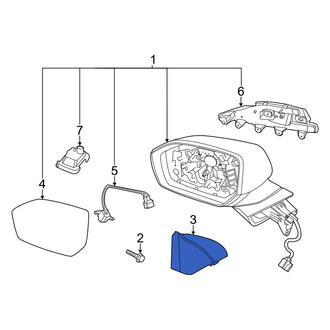 Hyundai OE - Front Right Door Mirror Trim Ring