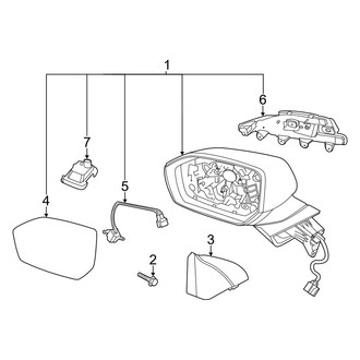 Hyundai OE - Front Door - Outside Mirrors