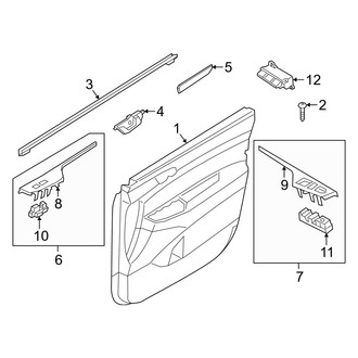 Hyundai OE - Front Door - Interior Trim