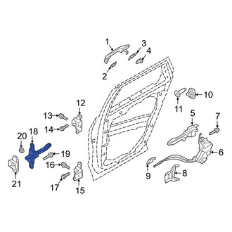 Hyundai OE - Rear Right Door Check