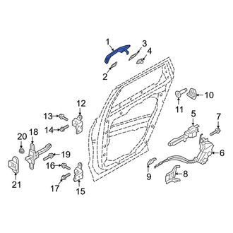 Hyundai OE - Rear Left Outer Exterior Door Handle
