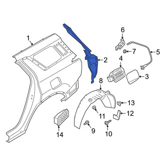 Hyundai OE - Rear Right Tail Light Pocket