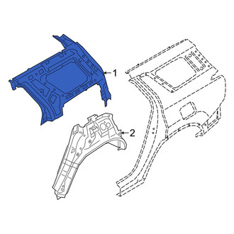 Hyundai OE - Rear Left Outer Quarter Panel