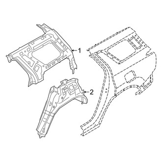 Hyundai OE - Quarter Panel - Inner Structure