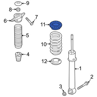 Hyundai OE - Rear Upper Coil Spring Insulator