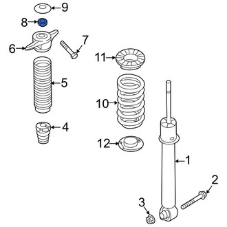 Hyundai OE - Upper Suspension Shock Absorber Nut